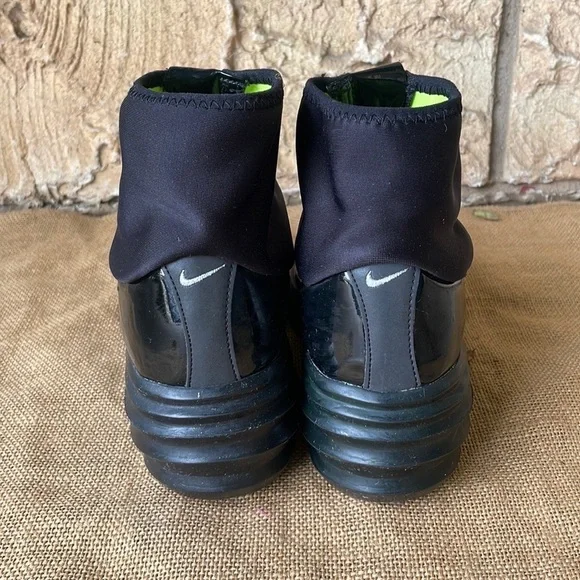 Nike Lunar Elite Sky Hi Sneakerboot Black/black-volt Rare Sold Out Hard to find - Picture 4 of 11